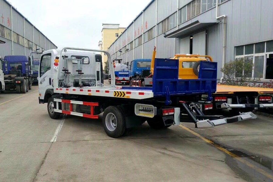 重汽王牌蓝牌清障车